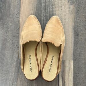 Lucky Brand Tan Mules